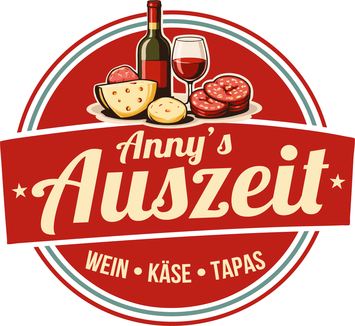 rotes Logo von Anny's Auszeit